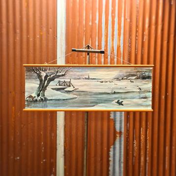 Schoolkaart: Winter van W.G.van der Hulst beschikbaar voor biedingen