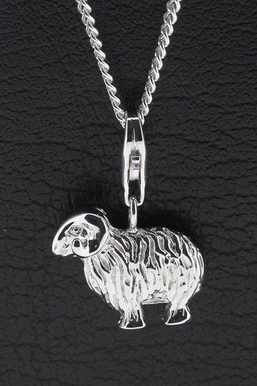 Zilveren Ram hanger en/of bedel, Sieraden, Tassen en Uiterlijk, Bedels, Verzenden