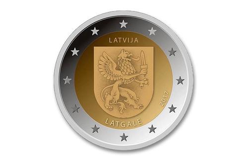 2 euro Latgale 2017 -Letland, Postzegels en Munten, Munten | Europa | Euromunten, Verzenden