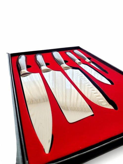 Keukenmes - Santoku - Japanse professionele messenset -, Antiek en Kunst, Antiek | Keukenbenodigdheden