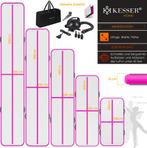 KESSER® Gymnastiekmat Opblaasbare Airtrack - Sportmat - Roze, Verzenden, Nieuw