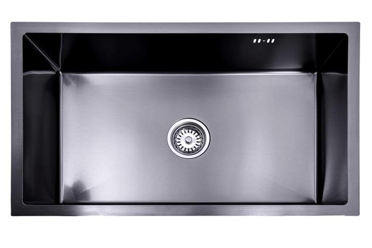 Spoelbak | Wasbak | Gootsteen | 74x44x20cm | Zwart RVS, Huis en Inrichting, Keuken | Keukenelementen, Nieuw, Verzenden