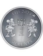 Fiji. 50 Cents 2024 Steamboat Willie - Mickey Mouse, 1 Oz