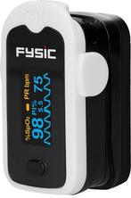 Fysic Saturatiemeter - Zuurstofmeter Vinger - Zwart •, Diversen, Verpleegmiddelen, Verzenden, Zo goed als nieuw
