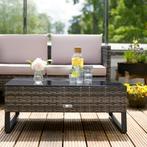 Wicker loungeset Ostuni - grijs