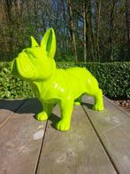 Beeld, French bulldog green garden or for indoor - 39 cm -