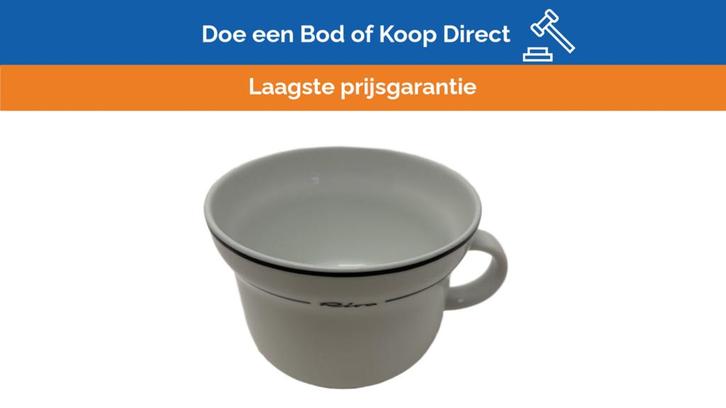 Bieden: Riva Richard Ginori Original Thee Cup White 6x - 02, Huis en Inrichting, Woonaccessoires | Overige, Nieuw, Ophalen of Verzenden