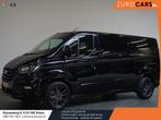 Ford Transit Custom 170pk L2H1 Sport Dubbele Cabine, Auto's, Bestelauto's, Zwart, Nieuw, Ford, Lease