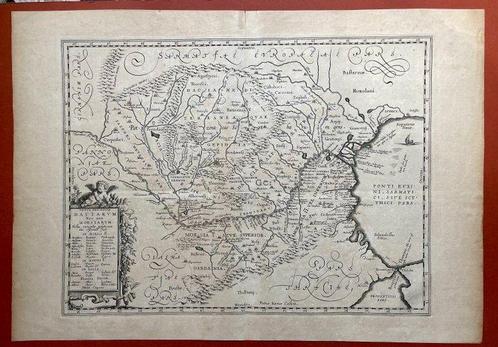 Roemenië - Oud Dacia en Moesia (het huidige Roemenië, Servië, Boeken, Atlassen en Landkaarten