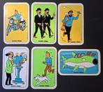 Kuifje - 6 stickers - complete set - Samo Chips / Belvision, Nieuw