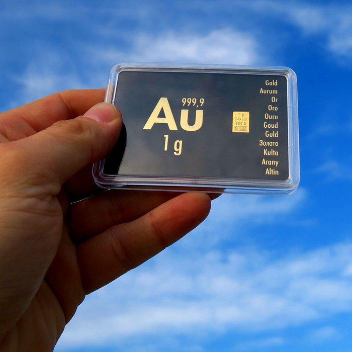 1 gram - Goud .999 - ESG / Valcambi SA - Met certificaat, Postzegels en Munten, Edelmetalen en Baren