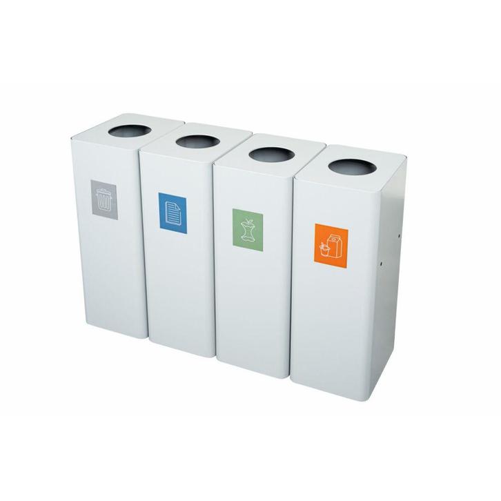 Ergofy afvalbak afvalscheiding prullenbak 60 ltr koppelbaar, Huis en Inrichting, Woonaccessoires | Prullenbakken, Nieuw, Verzenden