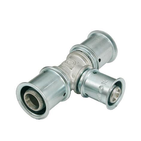 MultiTubo Persfitting metaal vertind T-stuk 18 x 18 x 18 mm, Doe-het-zelf en Verbouw, Buizen en Afvoer, Ophalen of Verzenden