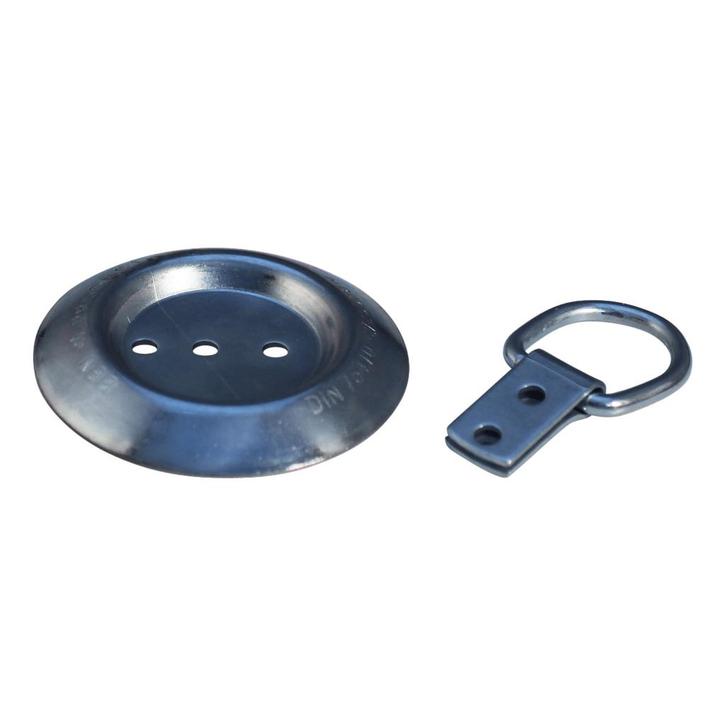 Novio Lashing ring round zinc plated Ø96mm, Auto diversen, Aanhangwagen-onderdelen, Ophalen of Verzenden