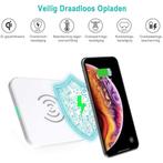NIEUW: Draadloze oplader pad 10W - Wit - Wireless Charger, Ophalen of Verzenden, Nieuw