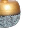 Handgemaakte decoratieve vaas ABSTRACT ORIENT 40cm goud rond, Huis en Inrichting, Woonaccessoires | Vazen, Nieuw, Ophalen of Verzenden
