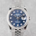 Rolex - Oyster Perpetual Datejust 36 Blue Motif Diamond -, Nieuw