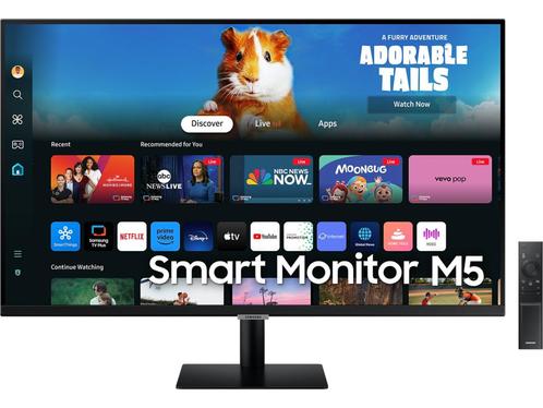 Samsung Smart Monitor M5 M50D (DM502EU) 27 inch Zwart, Huis en Inrichting, Woonaccessoires | Overige, Zo goed als nieuw, Verzenden