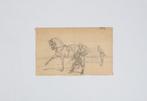 Otto Eerelman (1839-1926) - Paard in het circus, Antiek en Kunst