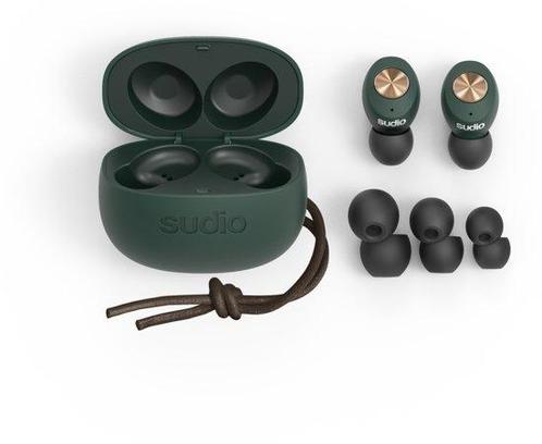 Sudio Tolv Draadloze In-Ear Mic - Groen, Audio, Tv en Foto, Koptelefoons, Verzenden
