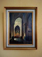 Adri Visser (1887-1969) - Kerkinterieur, Antiek en Kunst, Kunst | Schilderijen | Klassiek