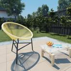 vidaXL Tuinstoel Acapulco poly rattan beige, Tuin en Terras, Verzenden, Nieuw, Rotan