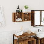 vidaXL Badkamerwandkast 60x25x30 cm bewerkt hout oud, Verzenden, Nieuw