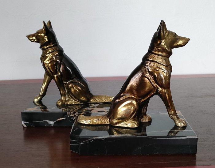 TEDD - Boekensteunen (2) - aux Duitse Herders -, Antiek en Kunst, Curiosa en Brocante