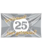Gevelvlag 25 Jaar Getrouwd 1,5m, Verzenden, Nieuw
