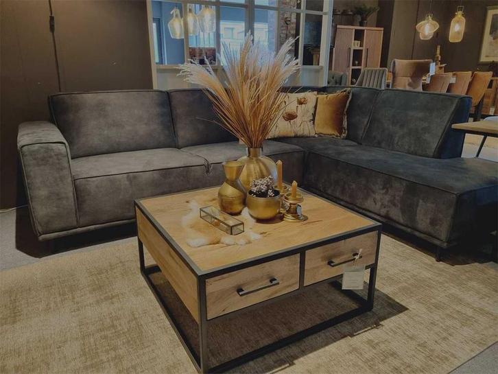 Goedkope kleine hoekbank met microvezelstof | luxe afwerking, Huis en Inrichting, Banken | Complete zithoeken, Nieuw, Stof, Ophalen of Verzenden
