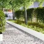 vidaXL Tuinranden 30 stuks Wit 100 x 0,5 x 30 cm Staal, Verzenden, Nieuw