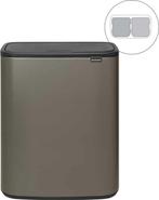 Brabantia Bo Touch Bin Prullenbak - 2 x 30 liter -, Ophalen of Verzenden, Zo goed als nieuw