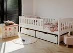 Kajuitbed met Lade Gino - 90 x 200 - Wit, Kinderen en Baby's, Kinderkamer | Bedden, Verzenden, Nieuw, 180 cm of meer, 85 tot 100 cm