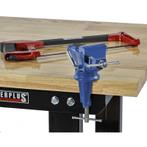 Zwaluwstaart tafelbankschroef 60 mm. draaibare uitvoering, Ophalen of Verzenden, Nieuw