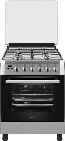 Wiggo WO-E609R(XX) Serie 9 - Gasfornuis - Rvs479, Witgoed en Apparatuur, Fornuizen, Nieuw, Ophalen of Verzenden