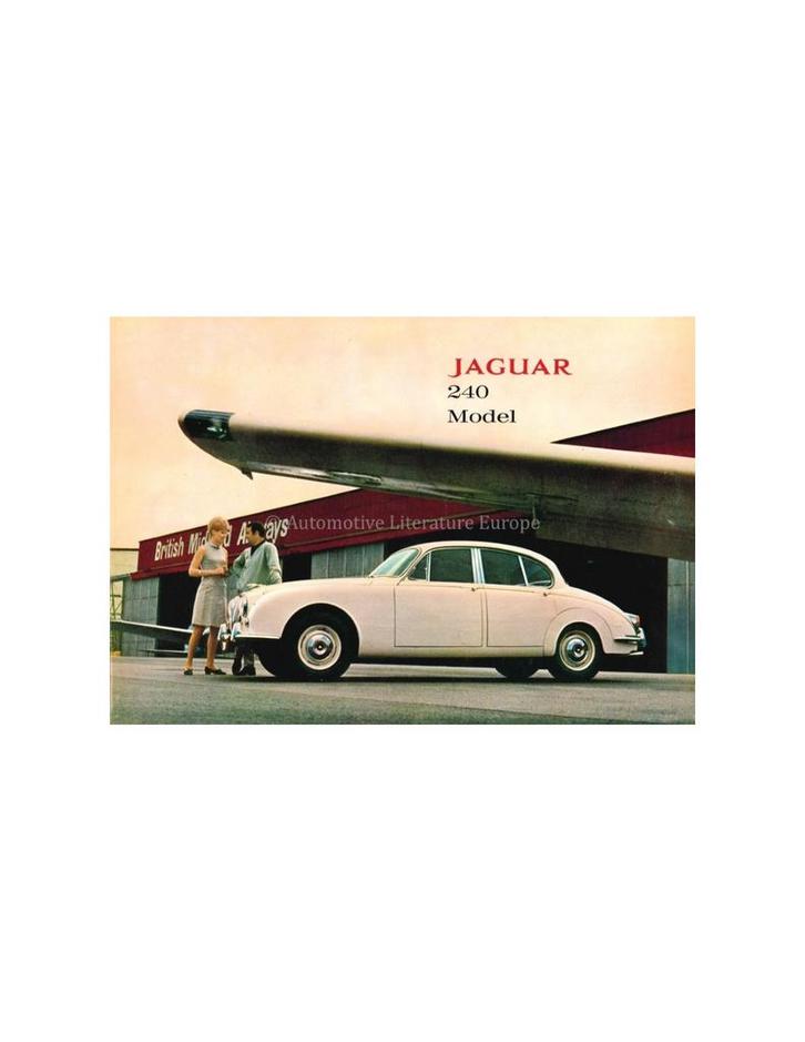 1967 JAGUAR MK II 240 BROCHURE ENGELS, Boeken, Auto's | Folders en Tijdschriften