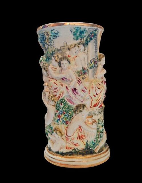 Capodimonte - Vaas - Porselein, Antiek en Kunst, Antiek | Glas en Kristal