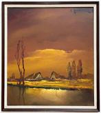 Leo Jordaens - (1944-2000) - Rivierlandschap, Antiek en Kunst