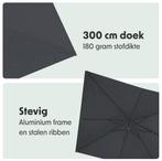 Tweedekans | LifeGoods Parasol - 300x300 cm - Kantelbaar - 7, Ophalen of Verzenden, Zo goed als nieuw