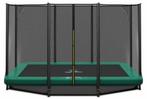 Ingraaf Trampoline Magic Circle Pro 214 x 305 cm Groen met, Ophalen of Verzenden, Nieuw