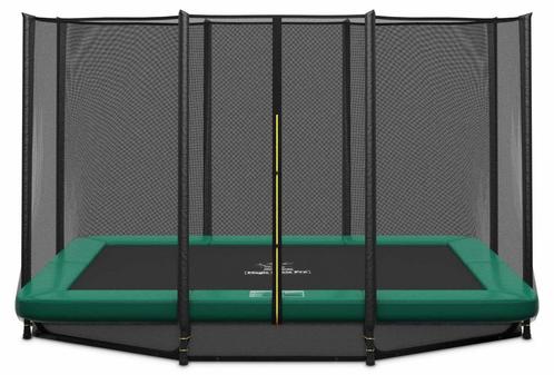 Ingraaf Trampoline Magic Circle Pro 214 x 305 cm Groen met, Kinderen en Baby's, Speelgoed | Buiten | Trampolines, Nieuw, Ophalen of Verzenden