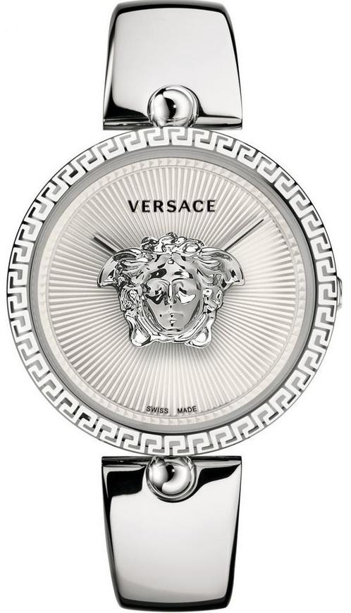 Versace VCO090017 Palazzo dames horloge 38 mm, Sieraden, Tassen en Uiterlijk, Horloges | Dames, Staal, Nieuw, Staal, Overige merken
