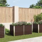 vidaXL Plantenbak verhoogd 160x80x77 cm gegalvaniseerd staal, Tuin en Terras, Bloembakken en Plantenbakken, 100 cm of meer, Verzenden