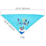 Honden verjaardagset 2-delig Its my Birthday blauw of roze, Verzenden, Nieuw