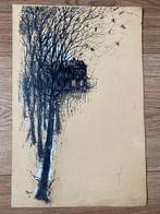 Rien Poortvliet (1932-1995) - Boomhut, Antiek en Kunst, Kunst | Schilderijen | Klassiek