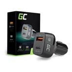 GREEN CELL Autolader USB-C Power Delivery + USB Quick Cha..., Telecommunicatie, Mobiele telefoons | Toebehoren en Onderdelen, Nieuw
