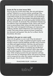 Tolino Shine Color 6 16GB [wifi] zwart, Computers en Software, Windows Tablets, 16 GB, Wi-Fi, Zo goed als nieuw, Verzenden