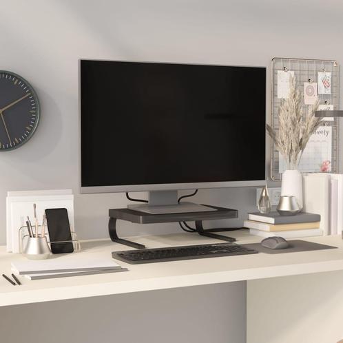 vidaXL Monitorstandaard 37x28x11,5 cm zwart, Huis en Inrichting, Kasten | Televisiemeubels, 25 tot 50 cm, Nieuw, Minder dan 50 cm