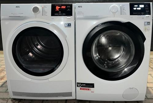 Prachtige AEG 8KG Wasmachine AEG 8KG Warmtepompdroger!, Witgoed en Apparatuur, Wasmachines, Minder dan 85 cm, 1200 tot 1600 toeren