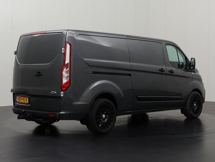 Ford Transit Custom Bestelbus L2 H1 2019 Diesel, Auto's, Ford, Lease, Zwart, Handgeschakeld, Financial lease, BTW verrekenbaar